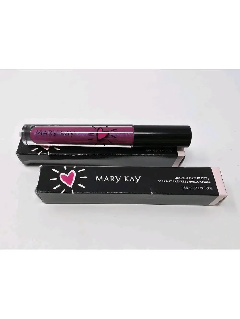 Lot Of 2 New Mary Kay Unlimited Lip Gloss Hopeful Lilac 169301 LIMITED EDITION